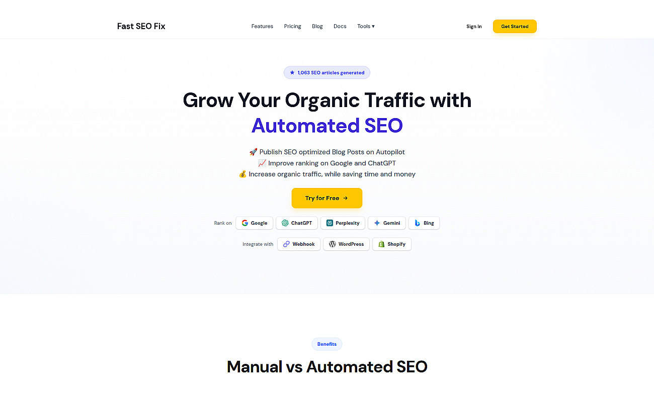 Fast SEO Fix screenshot