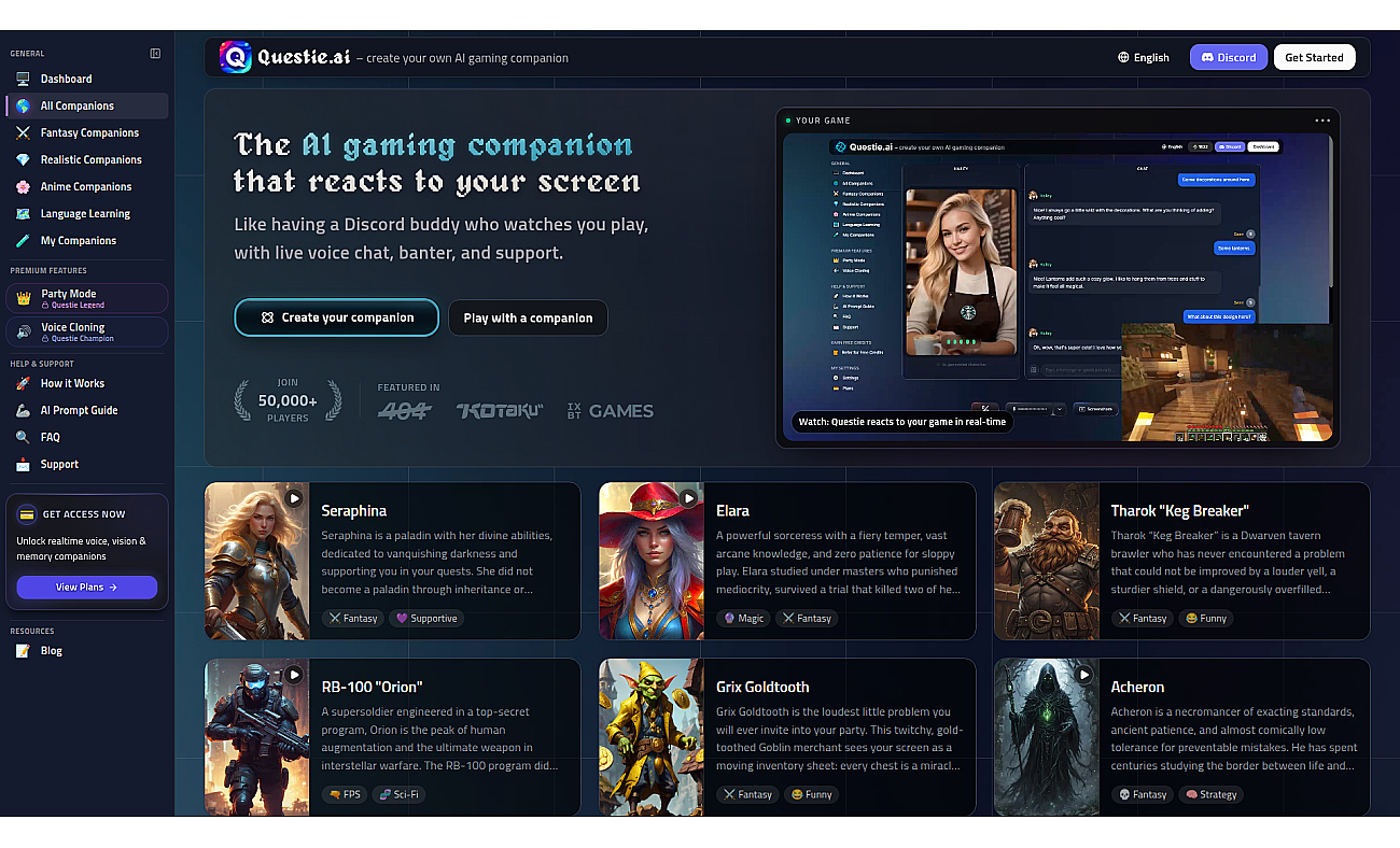 Questie - Game Companion and AI Roleplay Chat