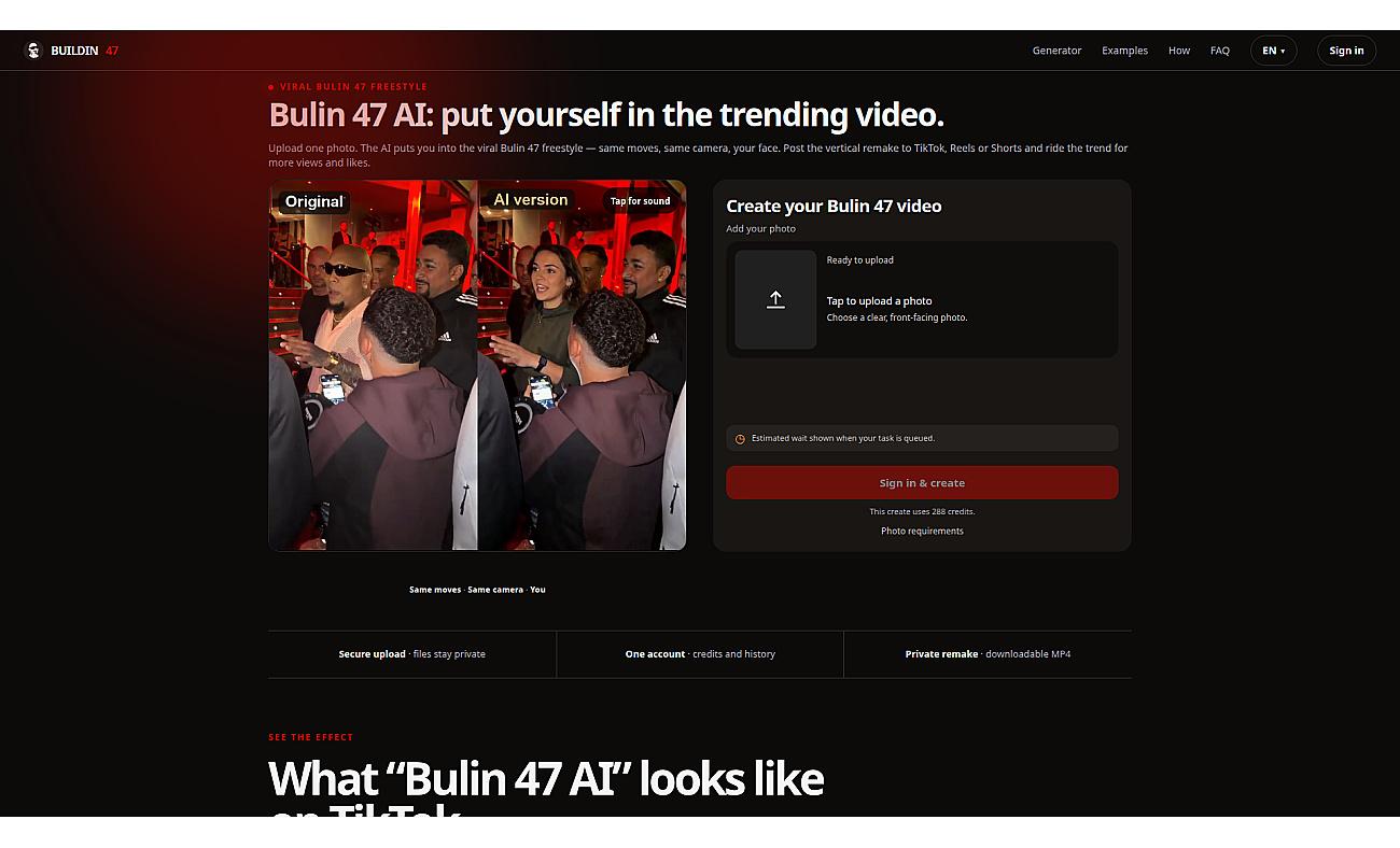 Bulin 47 Viral Video AI screenshot