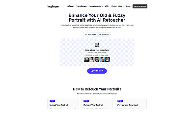 AI Face Retouch on AI Image Enlarger