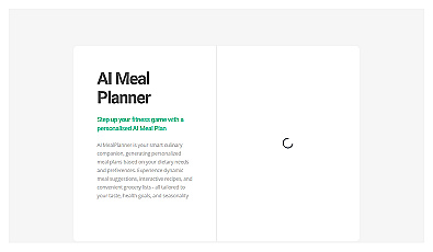 AI Meal Planner