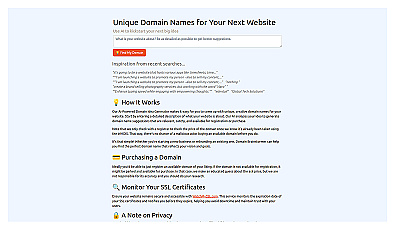 Domain Brainstormer