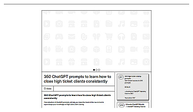 350 ChatGPT High-Ticket Prompts Bundle