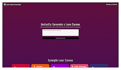 Lean Canvas