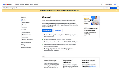 Google Cloud Video Intelligence API