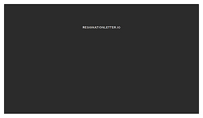 Resignation Letter Generator