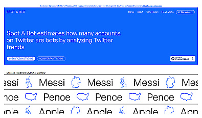 Spot a bot
