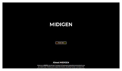 Midigen melody generator