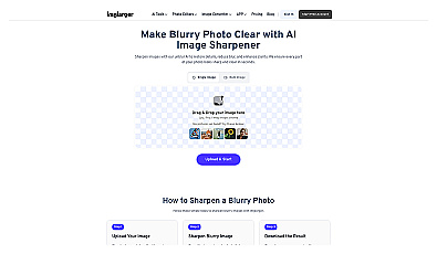 AI Image Sharpener on AI Image Enlarger