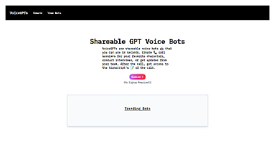 VoiceGPTs