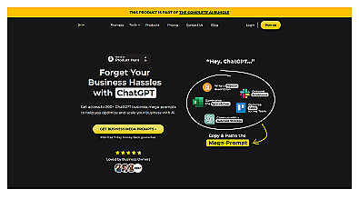 100+ ChatGPT Mega-Prompts for Business