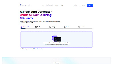 Flashcard generator