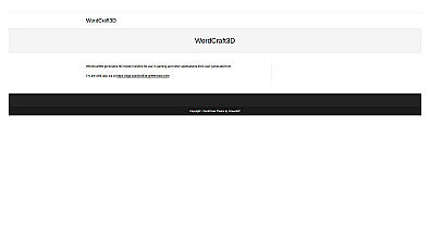 WordCraft3D