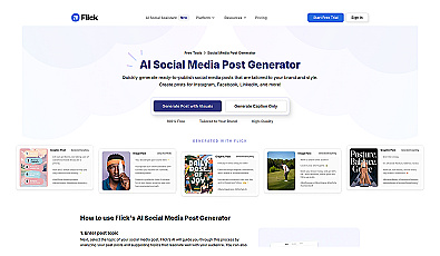 Social Media Post Generator by Flick