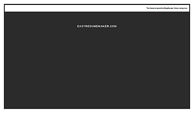 Easy Resume Maker