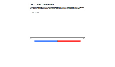 GPT-2 Output Detector