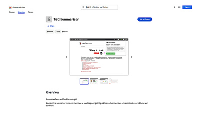 T&C Summarizer