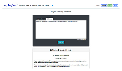 Plagium AI Detector