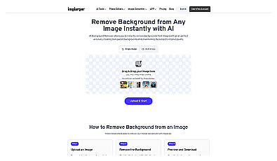 AI Background Remover on AI Image Enlarger