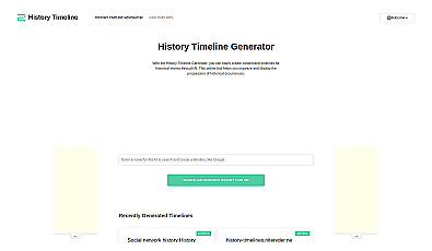 History timeline generator
