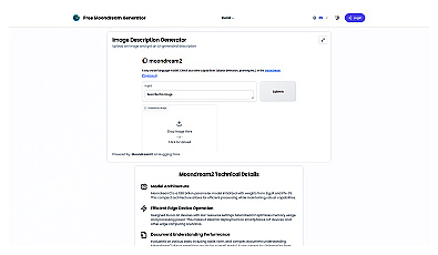 Free moondream generator