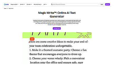 Magic Write by Canva