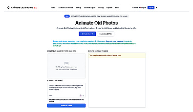 Animate old photos