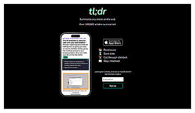 Tldr AI Summarizer