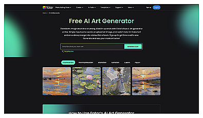 Fotor Art Generator