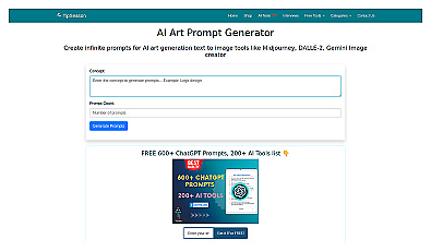 AI Art prompt generator