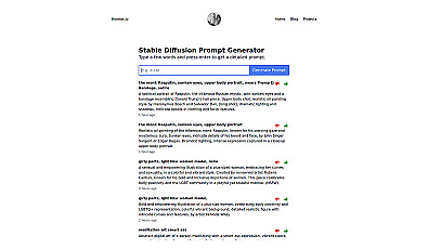 Stable Diffusion Prompt Generator