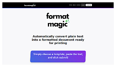 Format Magic
