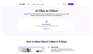 VMEG clips to videos